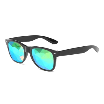 

Kaleidoscope Glasses Rave Men Round Festival Sunglasses Women Party Psychedelic Prism Diffracted Lens EDM Sunglasses Female