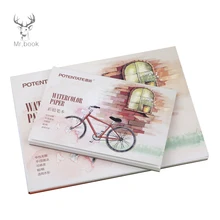 

12 Sheets Watercolor Paper Sketch Book Set for Watercolor Drawing Painting Diary Sketchbook Notebook School Office Stationery