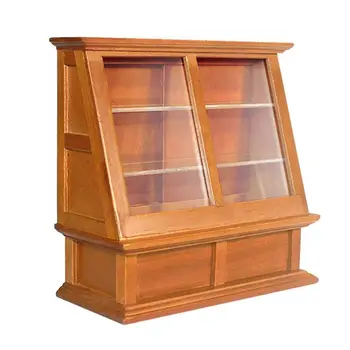 

1Pc Mini Dessert Cabinet Mini Ornament Miniature Cabinet Mini Cabinet Mini House Accessories For DIY Mini House