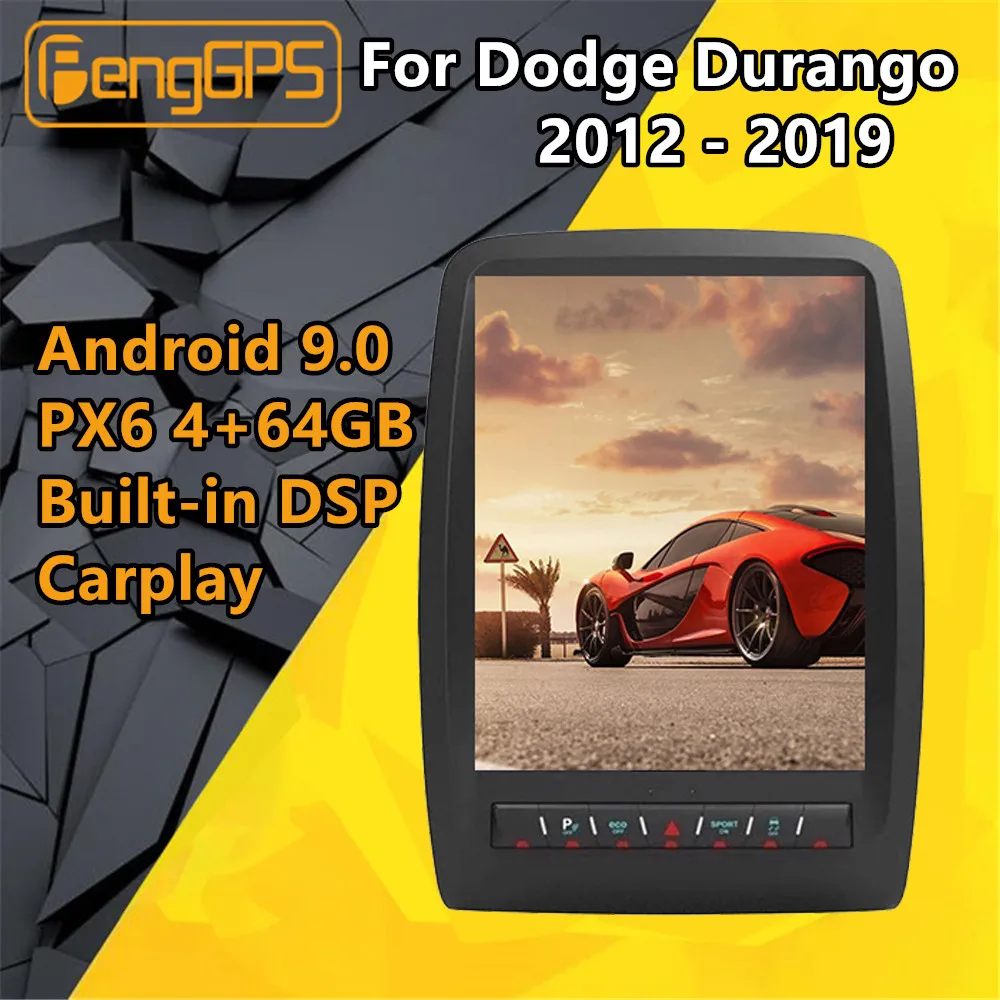 Автомобильный мультимедийный плеер для Dodge Durango Android радио 2012 2014 2019 стерео аудио