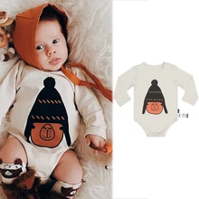 Barboteuse en coton pour bébés garçons, motif de chien mignon, combinaisons à manches longues pour nouveau nés, vêtements pour enfants 