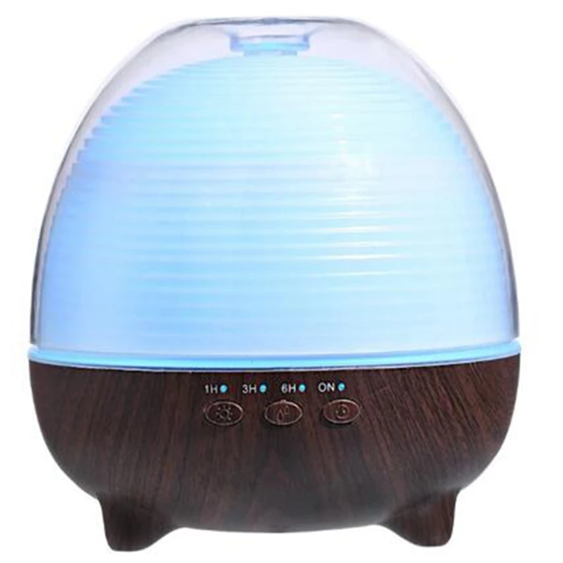

600Ml Incense Holder Air Humidifier Aroma Aromatherapy Ultrasonic 8 Color Changing Essential Oil Diffuser
