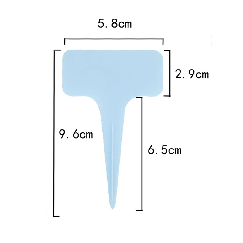 100pcs Colorful Plant Tags T-type Garden Bonsai Succulent Seedings Tags Flower Pot Plants Garden Ornaments  Indoor Garden Labels (1)