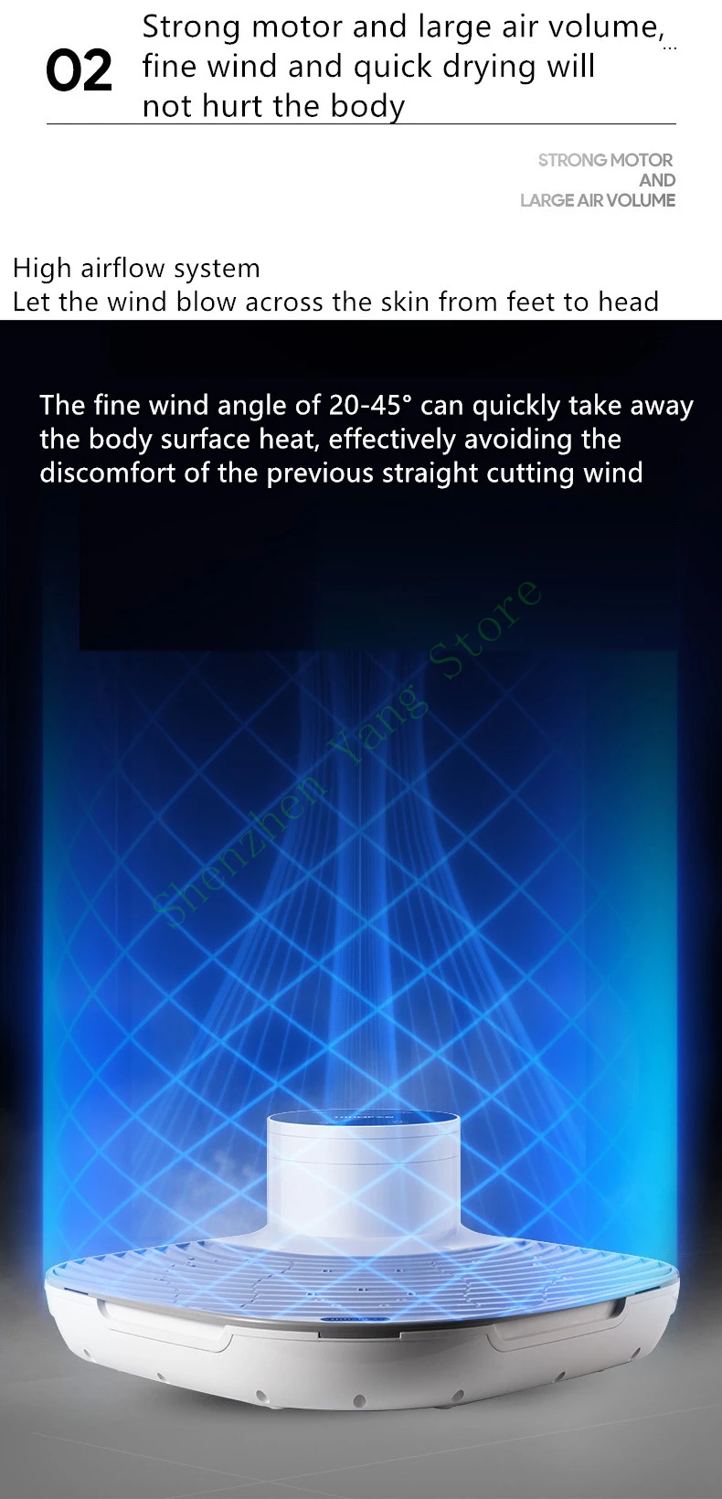 1300W Hand dryer Portable Electric body dryer bathroom Body blow dryer