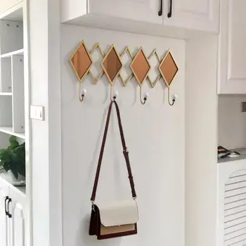 

Nordic hook creative wrought iron coat hook door key frame porch decorative coat hook free punching rack