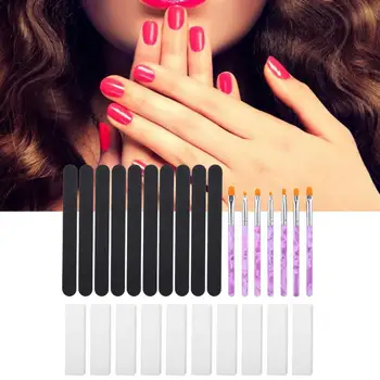 

Nail File Professional Portable Nail Art Brush Nail Polishing Sanding File Buffer Manicure Tool Set Nails Accessoires