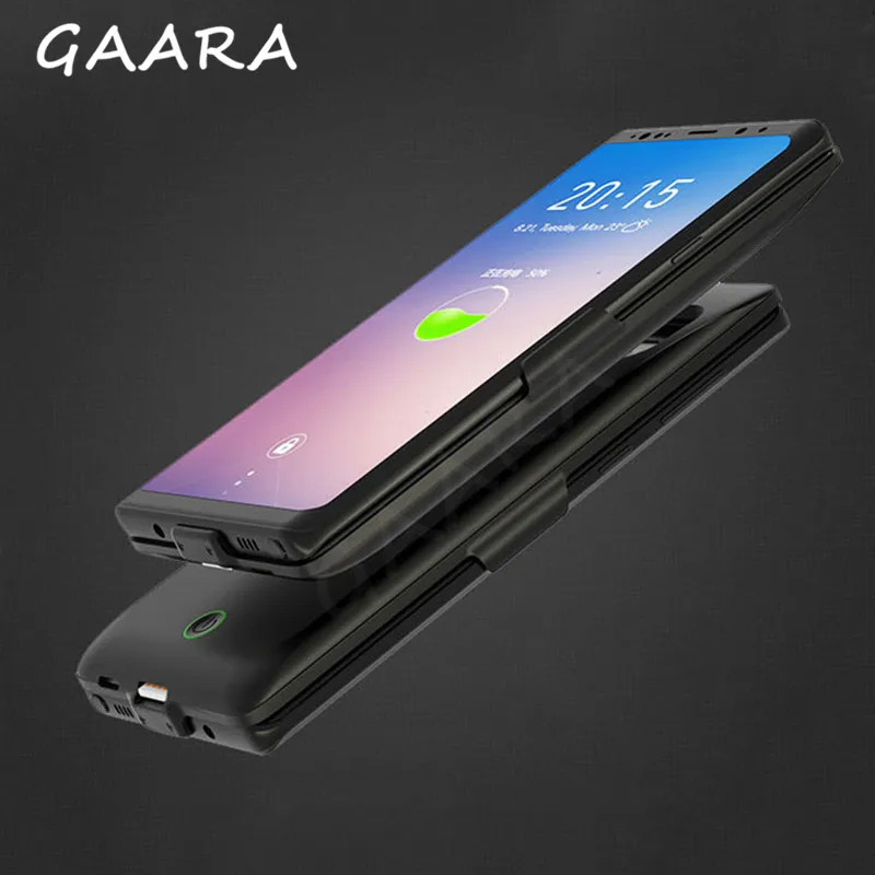 7000 мАч банк питания чехол для samsung Galaxy Note 8 9 S8 S9 Plus A8 Plus новое зарядное устройство Powerbank чехол внешний резервный