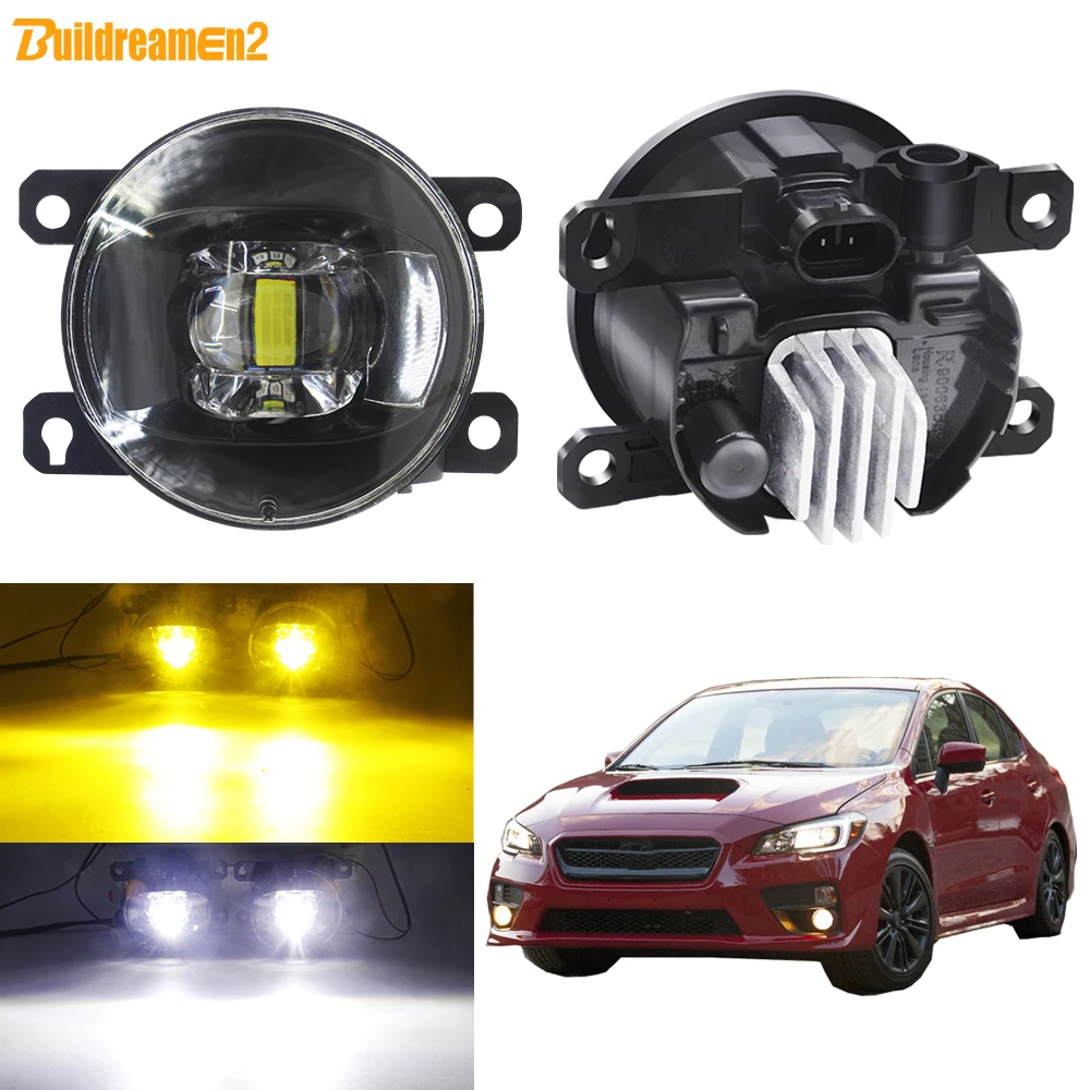 Led Fog Light Assembly For Subaru Wrx 2015 2016 Car H11 Front Bumper Fog Lamp Daytime Running