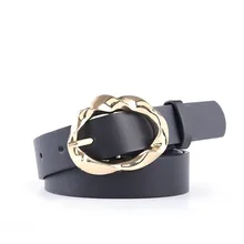 Women's PU Wide Belt Irregular Pin Buckle Waistband For Jeans Trend Female Girdle Corset Fashion New Designer Belts For Ladies