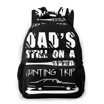 

Dad's Still On A Hunting Trip New Pattern knapsack The Walking Dead Teens Books Backpack