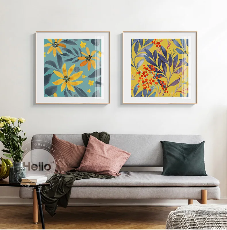 

EECAMAIL Diamond Art Painting Nordic Style Porch Fresh Pastoral Hanging painting Full Diamond Embroidery Cross Stitch No Frame