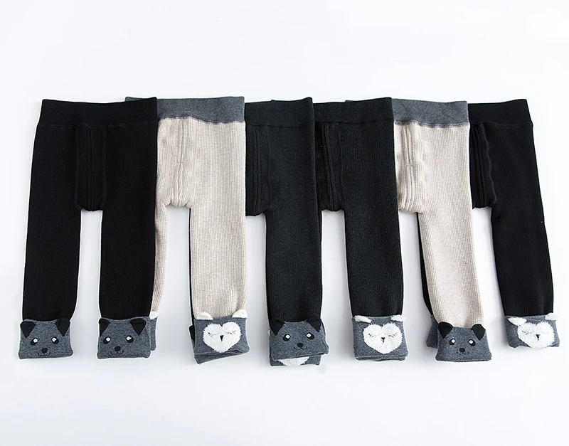 Детские зимние леггинсы; теплые штаны для малышей; вязаные бархатные леггинсы; брюки для малышей; леггинсы для маленьких девочек и мальчиков; зимние штаны для маленьких девочек