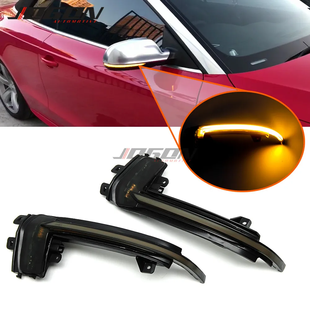 Dynamic Led Side Mirror Sequential Turn Signal Light Indicator Blinker For A-udi A4 A5 A3 8P B8.5 S5 RS3 RS4 RS5 