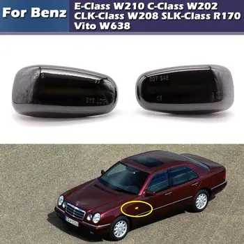

2Pcs Dynamic LED Side Marker Lights Flowing Turn Signal Light Blinker For E-Class W210 C-Class CLK-Class SLK-Class VW LT Dodge