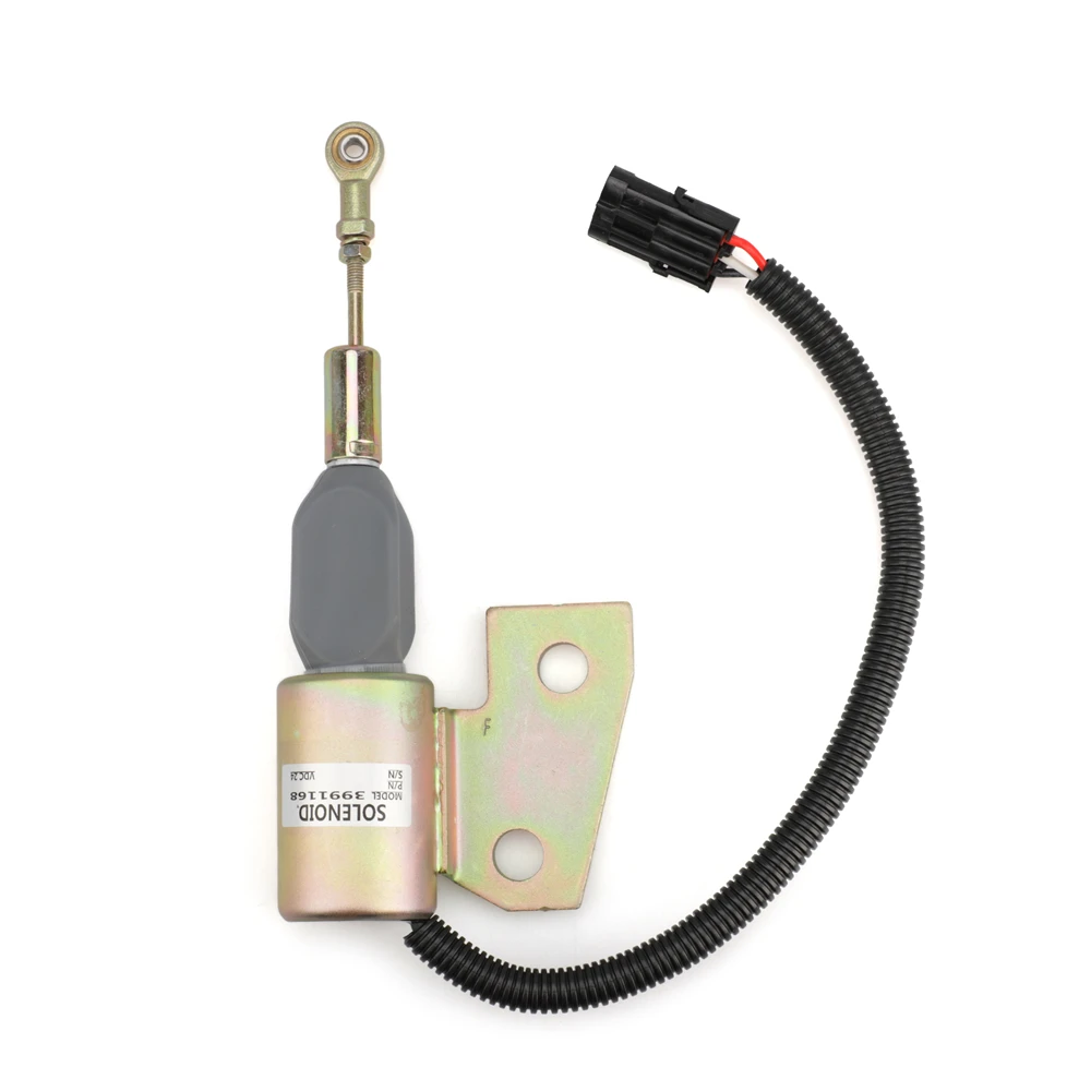 Электромагнит отключения подачи топлива 3991168 24V для Cummins 4BT hyundai экскаватор YC101661