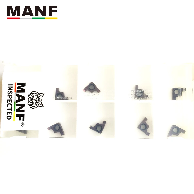 Твердосплавные вставки MANF GER100 150 200-A внутренняя вставка для прорезания канавок много канавок для резки лезвия с ЧПУ токарные станки фрезы токарный станок рифленый инструмент
