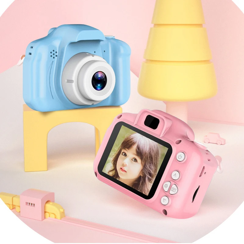 13.0MP перезаряжаемая детская мини-цифровая камера 2,0 дюймов HD экран видеомагнитофон видеокамера язык переключение тайм съемки