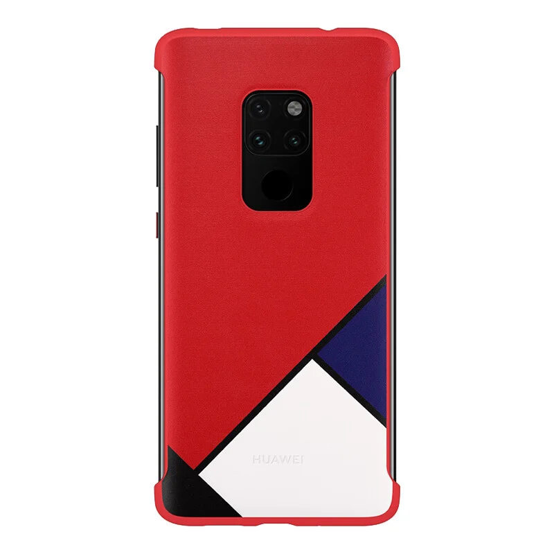 Mate 20 Red Официальный пластиковый чехол huawei mate 20, абстрактная тематическая оболочка премиум класса, жесткий матовый чехол 20, чехол - Цвет: Mate 20 Red