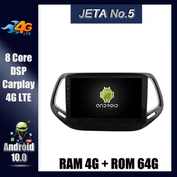 

Deluxe Edition Car Android 10.0 Player for Jeep COMPASS 2017 stereo Car Tablets 4G Lite sim card Bluetooth GPS Radio Head Unit