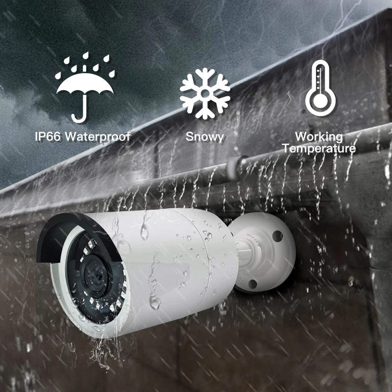 2ch 1080P AHD комплекты системы видеонаблюдения CCTV безопасности Гибридный DVR наружная металлическая пуля AHD камера видеонаблюдения P2P XMEYE 2MP комплекты