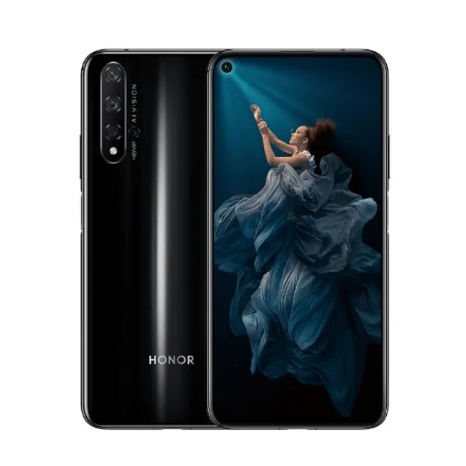 Honor 20 Lite, 6,21 дюймов, Android 9,0, Kirin 710, четыре ядра, мобильный телефон, 4 Гб ОЗУ, 128 Гб ПЗУ, разблокировка отпечаток лица, смартфон