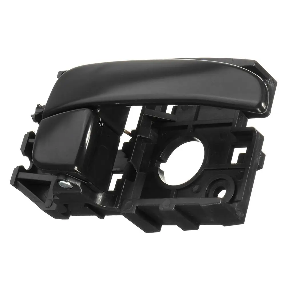 4pcs Interior Door Handle Front Right For Hyundai Elantra 01-06 Black Plastic Car Door Handle