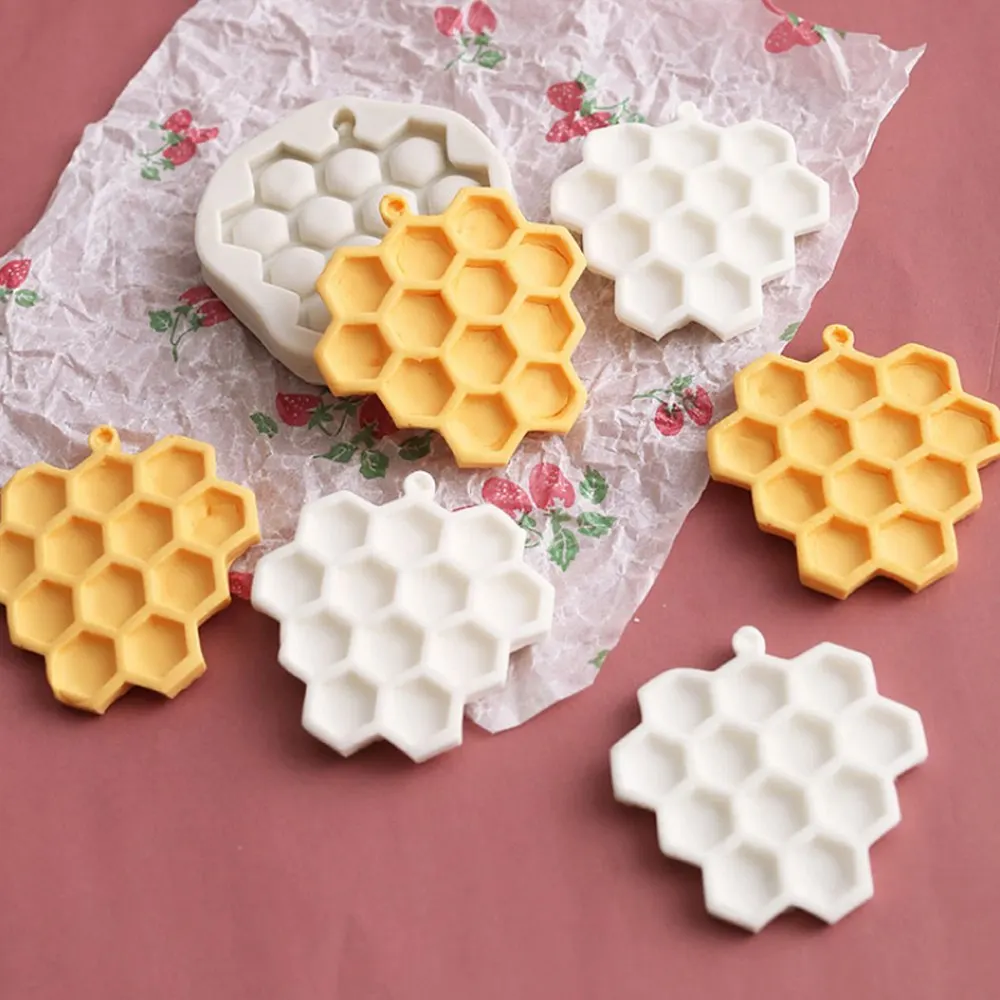 

1pc DIY Honeycomb Cakes Molds Silicone Mold Fondant Cake Chocolate Soap Candy Biscuit Sugar Mold Baking Kitchen Accessories