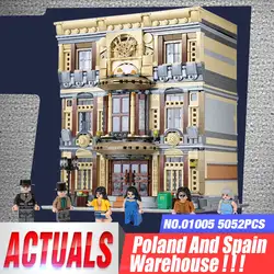 DHL 01005 MOC городское здание игрушки серии морской музейный набор сборки строительные блоки кирпичи детские рождественские игрушки модель