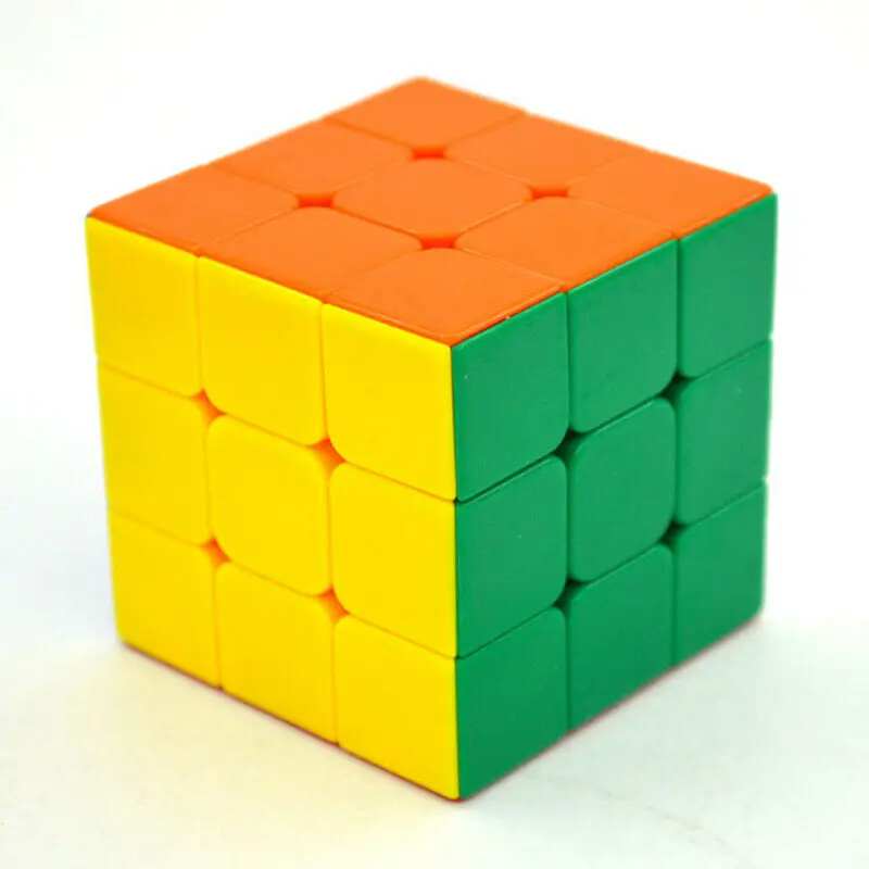 Профессиональная скорость 3x3x3 магический куб головоломка куб Радужный цвет антистрессовые игры подарки игрушки для детей