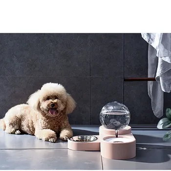 

1.8L Pet Cat Automatic Feeders Plastic Dog Water Bottle Large Capacity Food Water Dispenser Cats Dogs Feeding Bowls