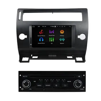 

7" Separate 6 Core Android 9.0 Multimedia Player For CITROEN C4 2005-2011 Car Radio 4+64GB Audio PX6 Stereo 1024*600 DVD DSP