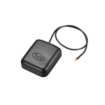 Uxcell 1 個gpsアクティブアンテナmmcx雄プラグ 34dB空中コネクタケーブルと磁気マウント 0.5 メートル線m