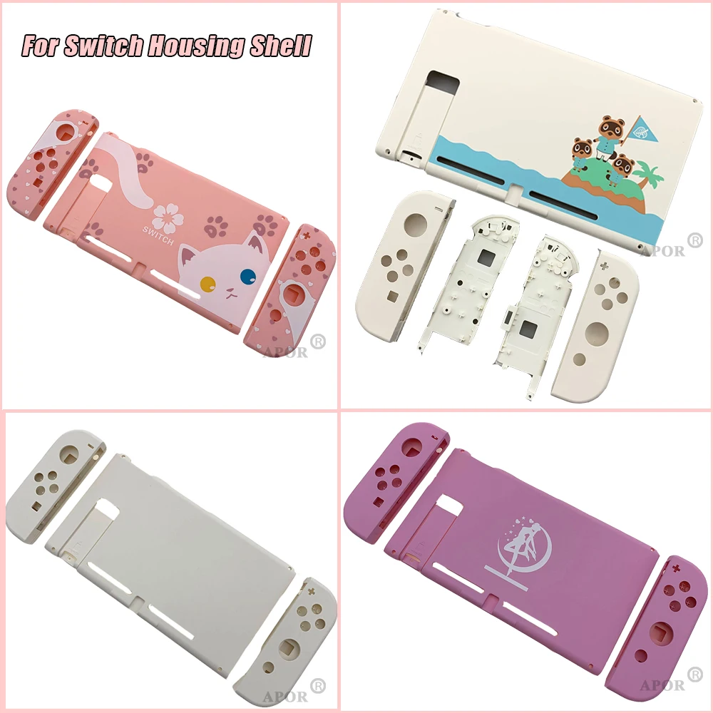 Новый резиновый масляный корпус чехол для Nintendo Switch контроллер NS JoyCon сменный