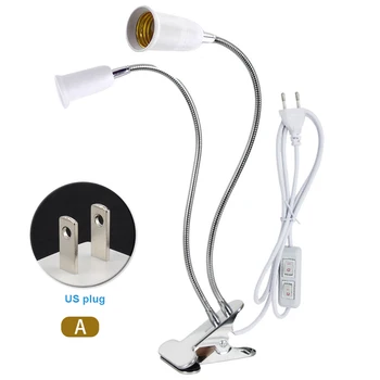 

LED Grow Light Home Adjustable Gooseneck Indoor Outdoor Easy Use Accessories Tent Succulent Seedlings Clip-on Flower Double Head