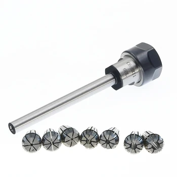 

1Set ER11 C6 ER11M 60L Extension Rod Extension Bar Straight Shank with ER11 7Pcs Collet with ER11A Nut