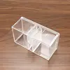 Clear Acrylic Cocktail Napkin Holder Tissue Box Paper Serviette Dispenser Bar Caddy Straws Organiser for Dining Table Home Decor 4