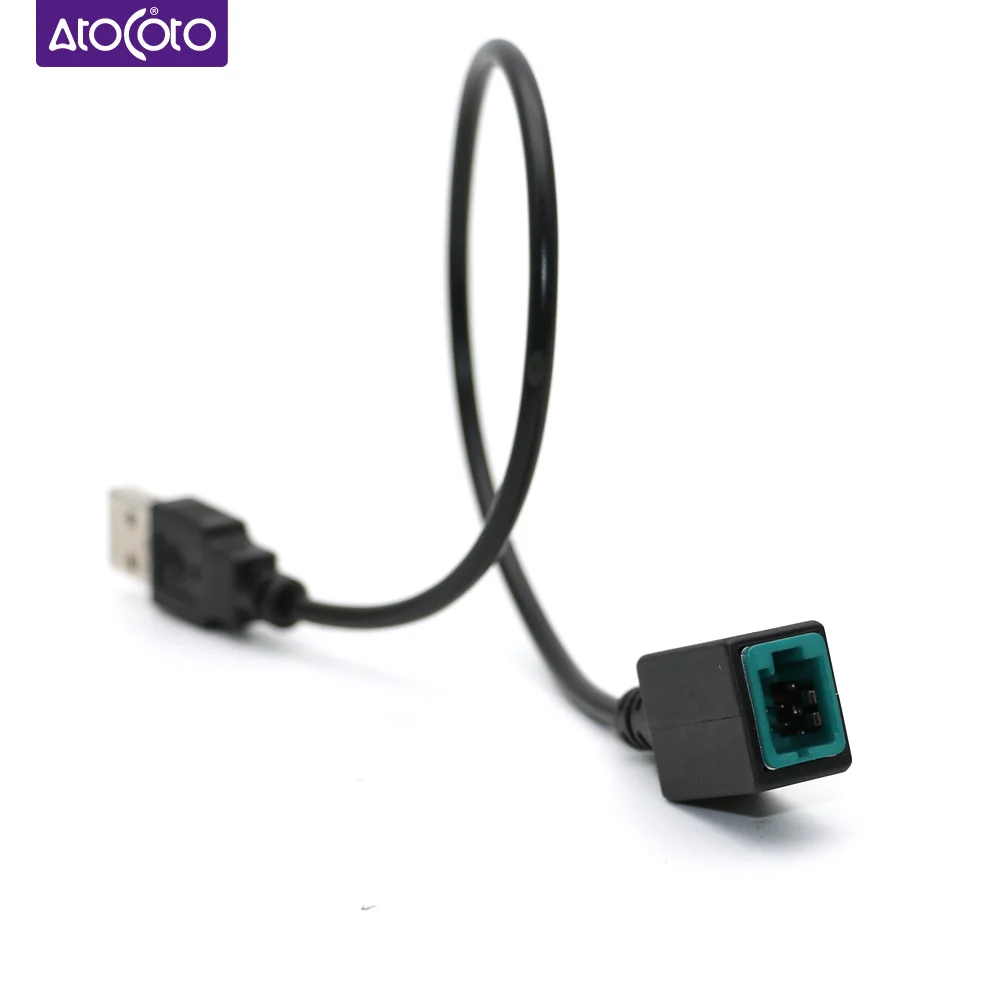 USB адаптер AtoCoto сменный кабель для подключения к порту Mazda|Кабели адаптеры и