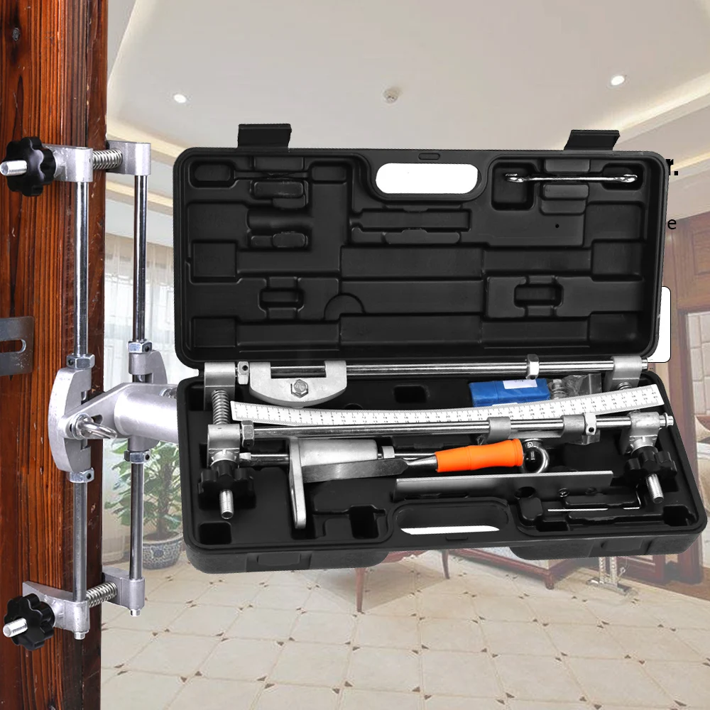 Door Lock Mortiser Kit Professional Locksmith Woodworking Hole Saw