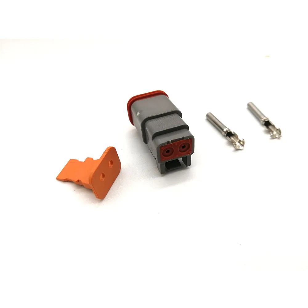 5 компл. 2P Pin водонепроницаемый Электрический автомобильный Провод 16-18 AWG женский и мужской серый для Deutsch РАЗЪЕМ двигателя автомобиля