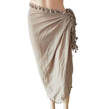 

2019 Summer Skirt Women Swimwear Bikini Beach Wear Cover Up Swimsuit Wrap Skirt Beach Skirts faldas mujer moda 2019*