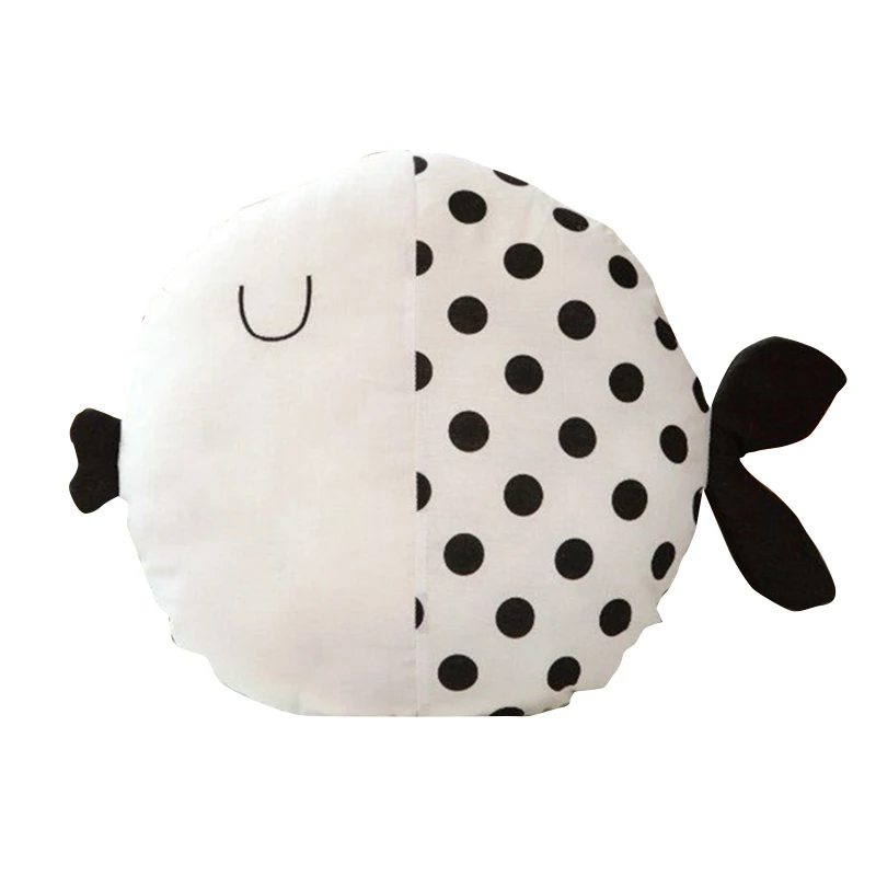 Маленькая подушка-рыба Подушка Детская комфортная подушка со спящей куклой плюшевая фигурка рыбы для детей подарок - Цвет: White