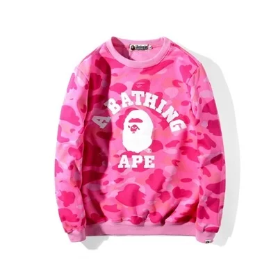 Bape Shark Pink Sweatshirt Men Women 5