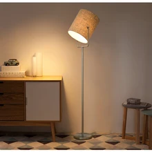 Современный тканевый напольный светильник для чтения, напольный светильник для гостиной