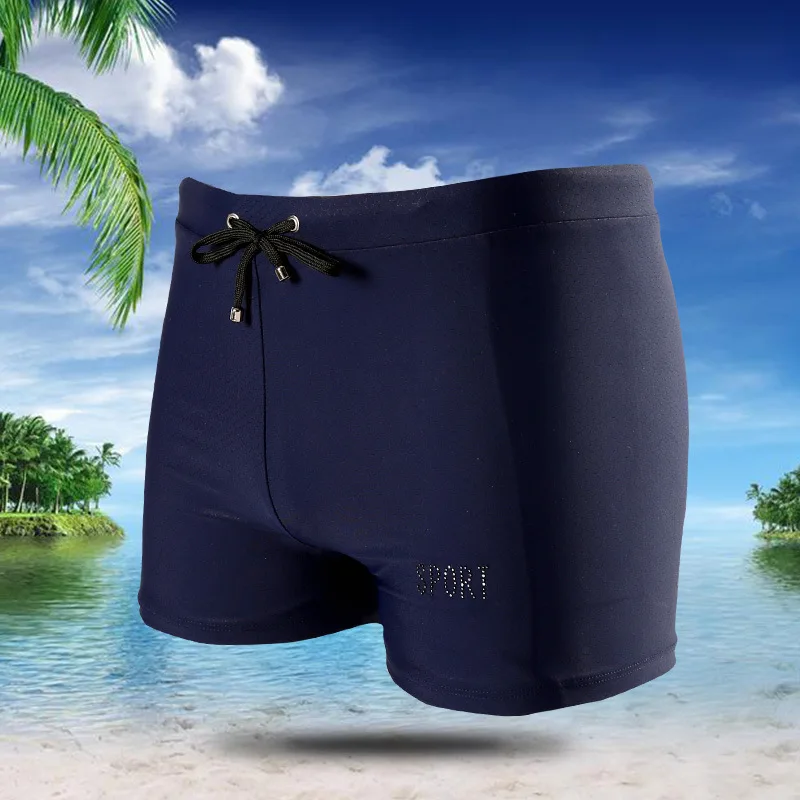 

Swimming Trunks MEN'S Swimsuit Boxer Fashion Casual Large Size Plus-sized 3.4 Waist Hot Springs Quick-Dry Swimming Trunks Fabric