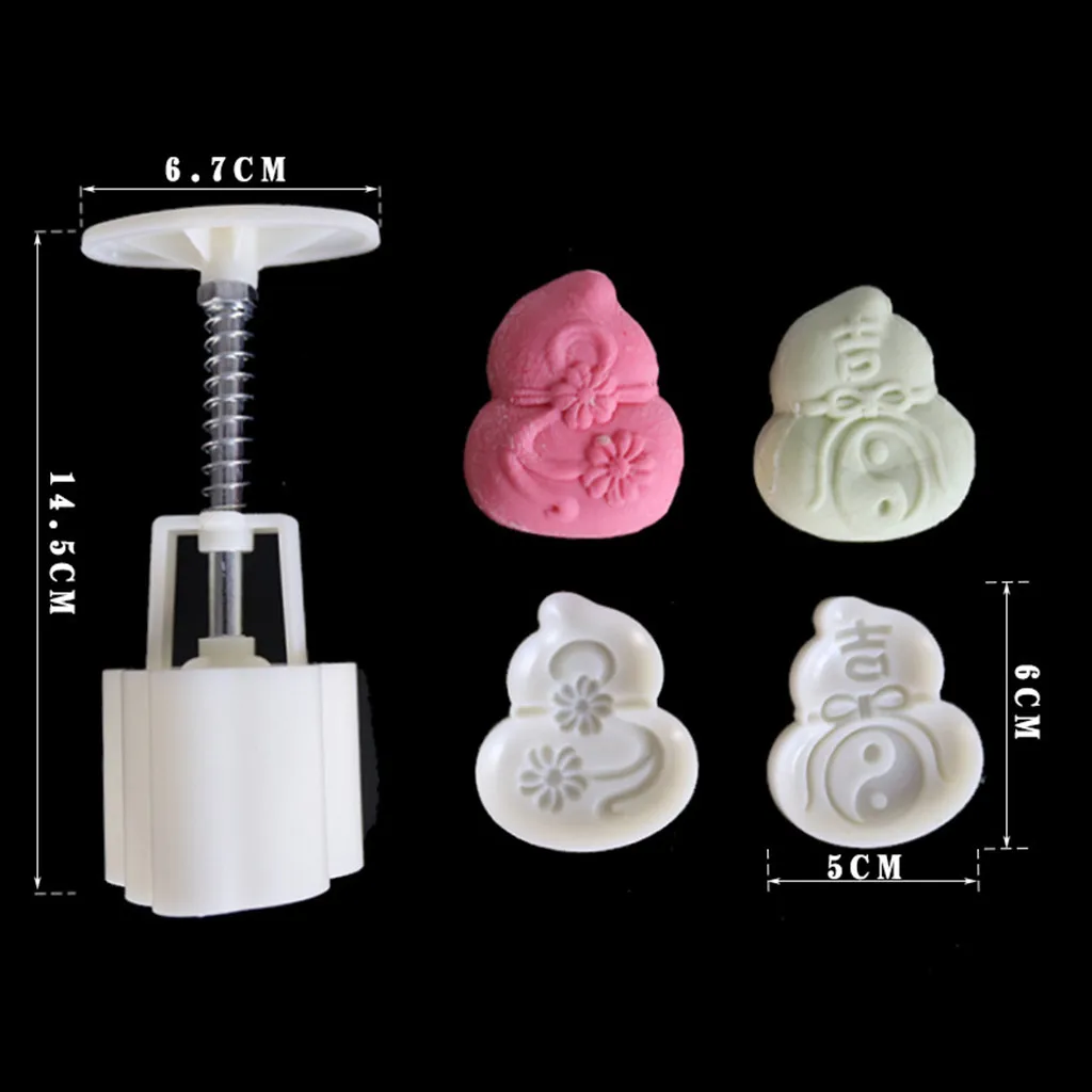 Практичная форма для закусок Mooncake, форма для цветов, Праздник середины осени, Ручной пресс, лунная форма для торта, набор форм для закусок, горячая Распродажа