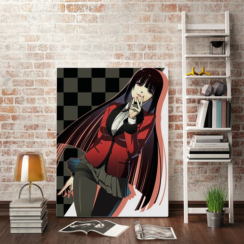 

Modular Hd Prints Anime Kakegurui Black Hair Pictures Home Decor Painting Canvas Poster Wall Art For Living Room No Framework