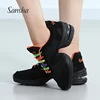 Sansha Summer Breathable Mesh Sneaker Hip Hop Salsa Dance New Colorful Silicone Buckles Sport Shoes H131M 1
