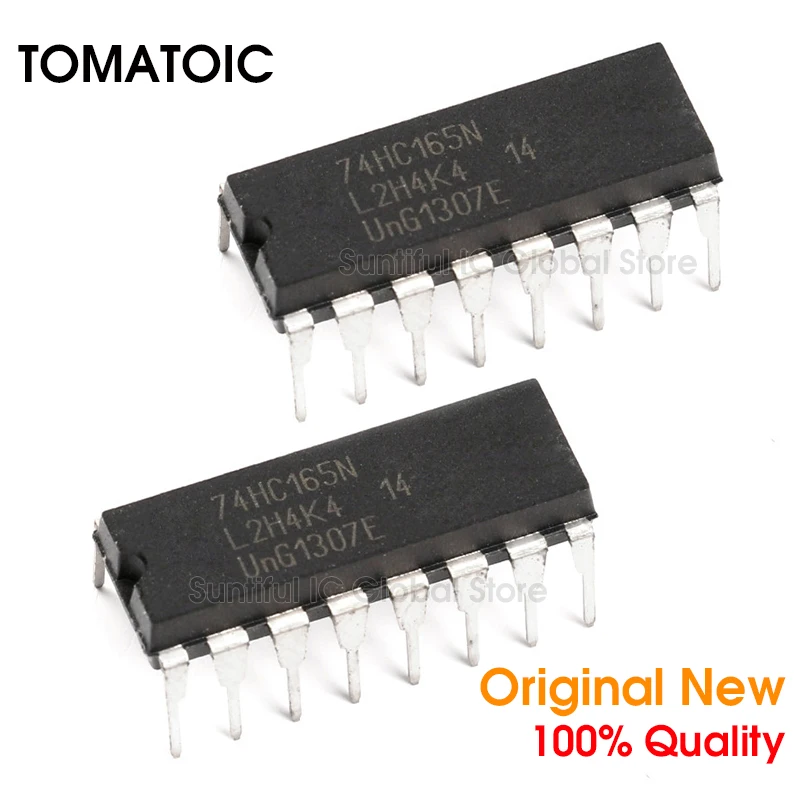 5 шт. SN74HC165N DIP16 74HC165 DIP-16 8-битный регистр переключения | Электроника