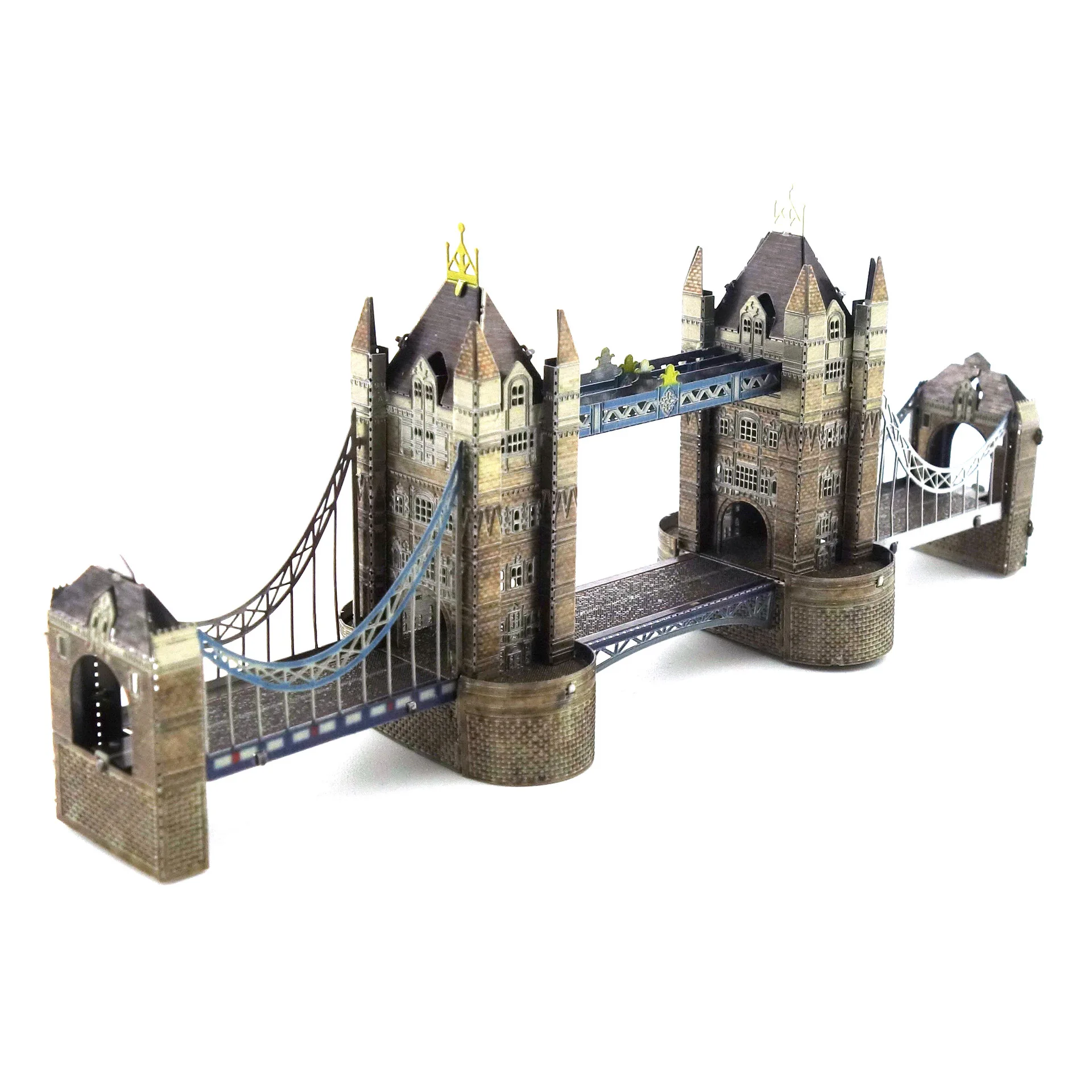 

Love Spell All-Metal 3D DIY Jigsaw Puzzle Assembled Architecture Model London Tower Bridge Color Version