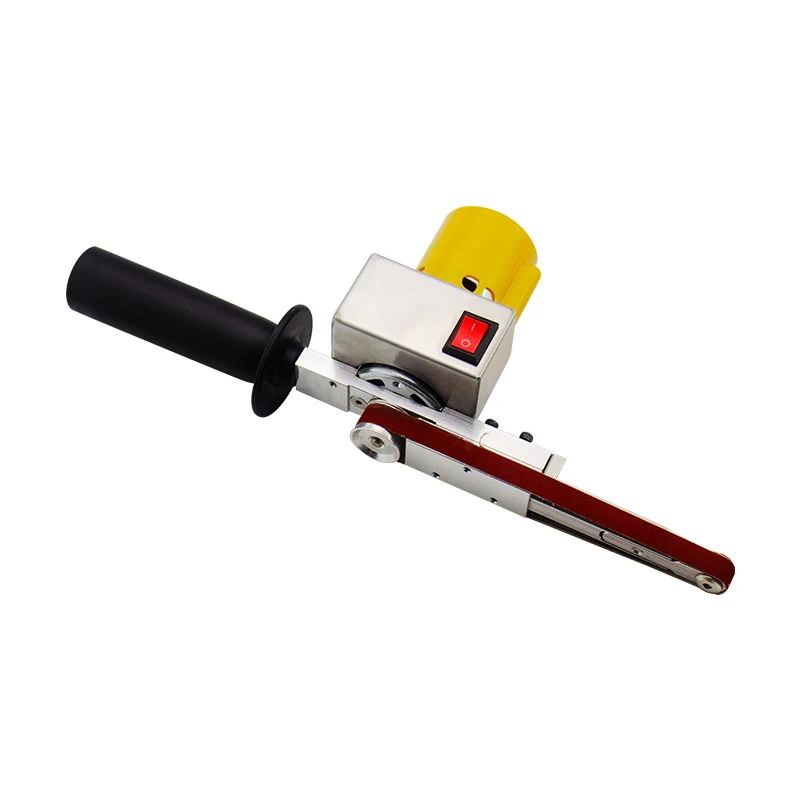 Handheld Electric Belt Sander Mini Sanding Machine Angle Grinder with